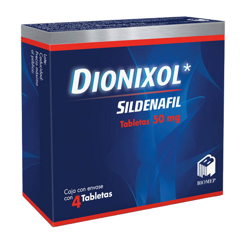 DIONIXOL 50MG CAJA C/ 4 TAB