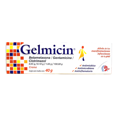 BETAMETASONA/CLOTRIMAZOL/GENTAMICINA GELMICIN CREMA TUBO C/40 G. 0.05/0.10/1 G.