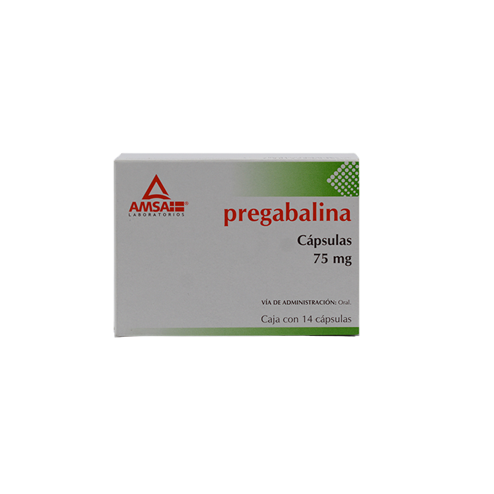 PREGABALINA (AMSA) C/14 CAP. 75 MG.