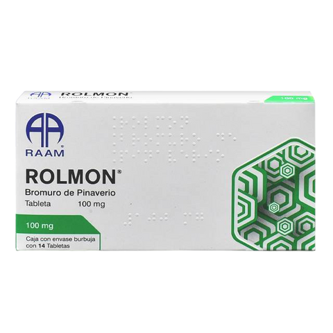 BROMURO DE PINAVERIO ROLMON 100 MG TAB C/14