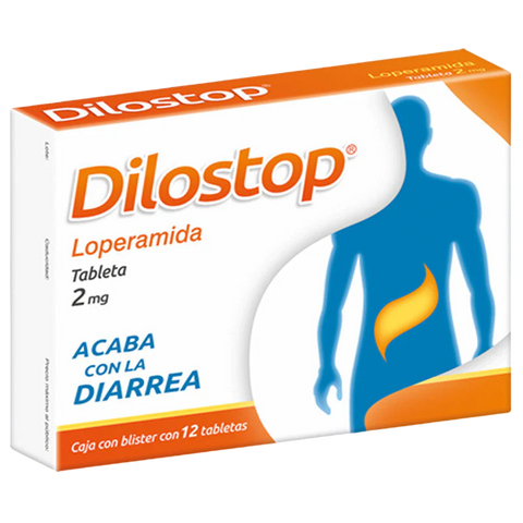 LOPERAMIDA DILOSTOP C/12 TAB 2 MG