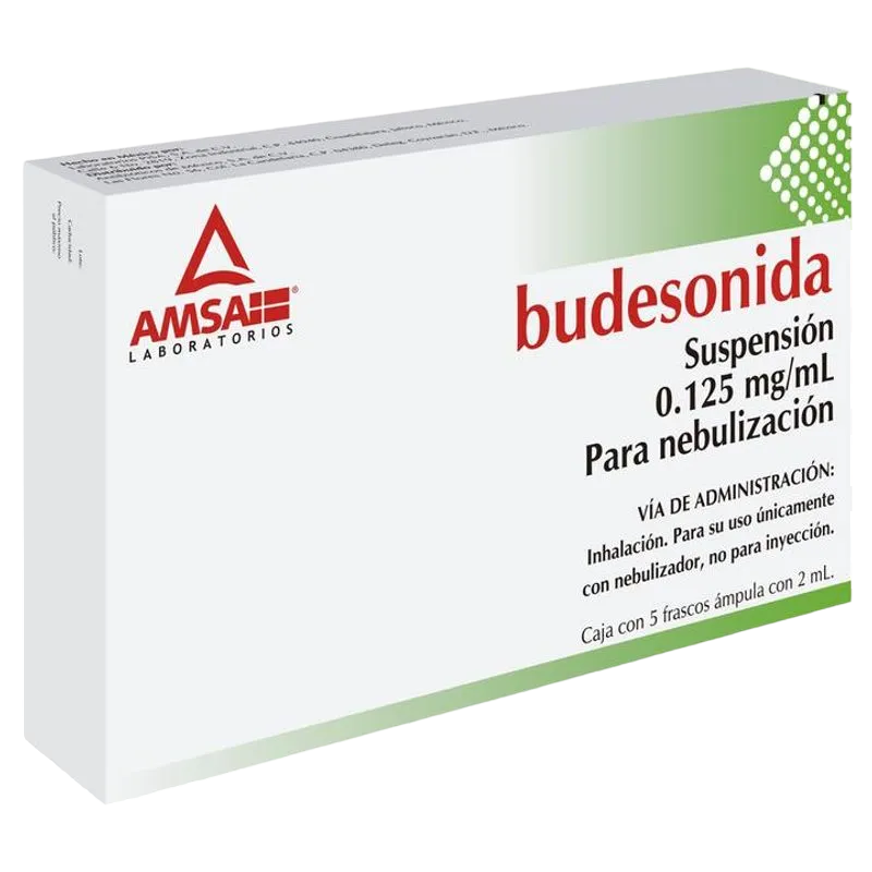 BUDESONIDA (AMSA) SUSP. P/NEBN. C/5 AMP. 2 ML. (0.125 MG/ML)