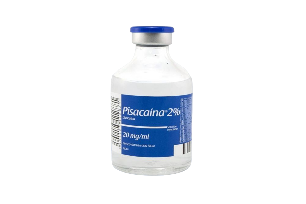 PISACAINA 2% SOL. INY. C/1 FRASCO. 50 ML. 20 MG.