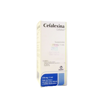 CEFALEXINA (MAVER) SUSP. 100 ML. 250 MG.