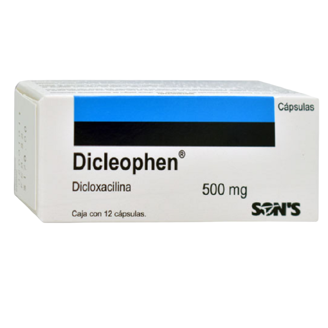 DICLEOPHEN 500MG  CAJA C/12 CAPS