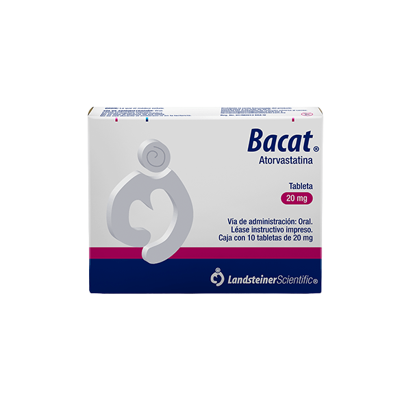 ATORVASTATINA BACAT C/10 TAB. 20 MG.