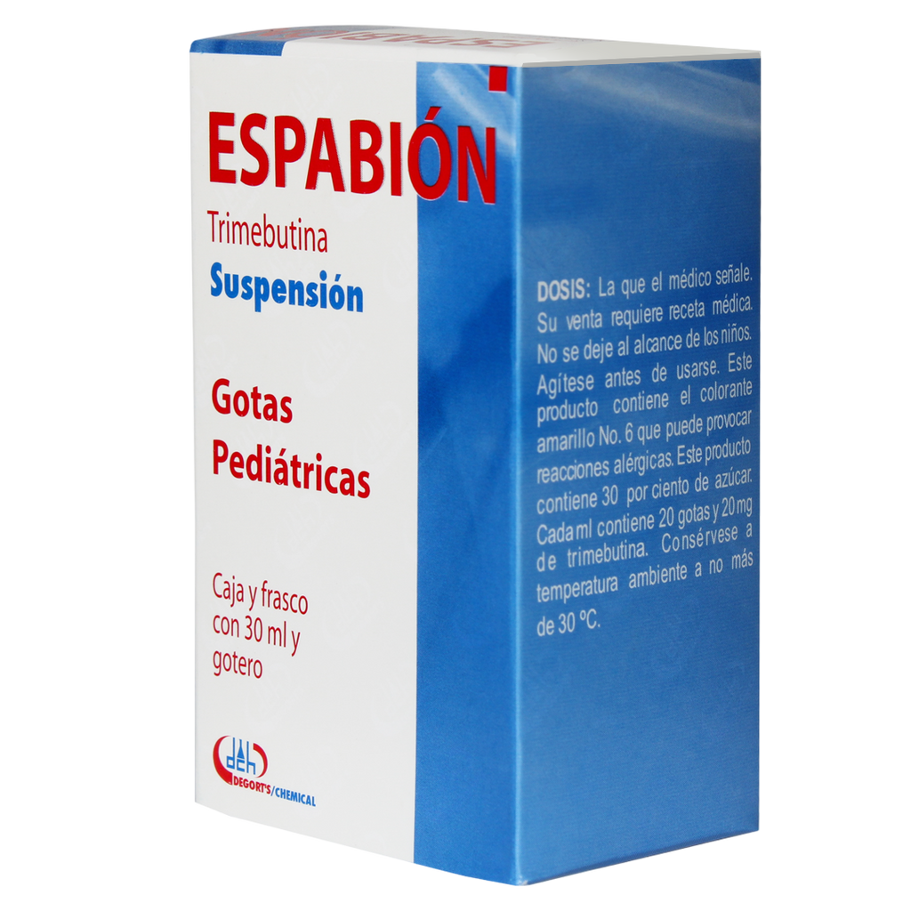 TRIMEBUTINA ESPABION SUSP. GOTAS PEDIÁTRICAS 30 ML. 20 MG