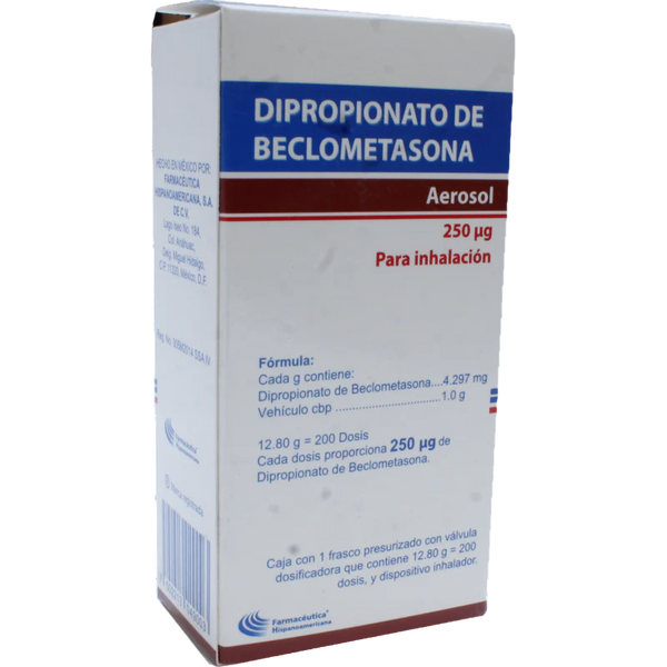 DIPROPIONATO DE BECLOMETASONA 250UG AER – FarMás