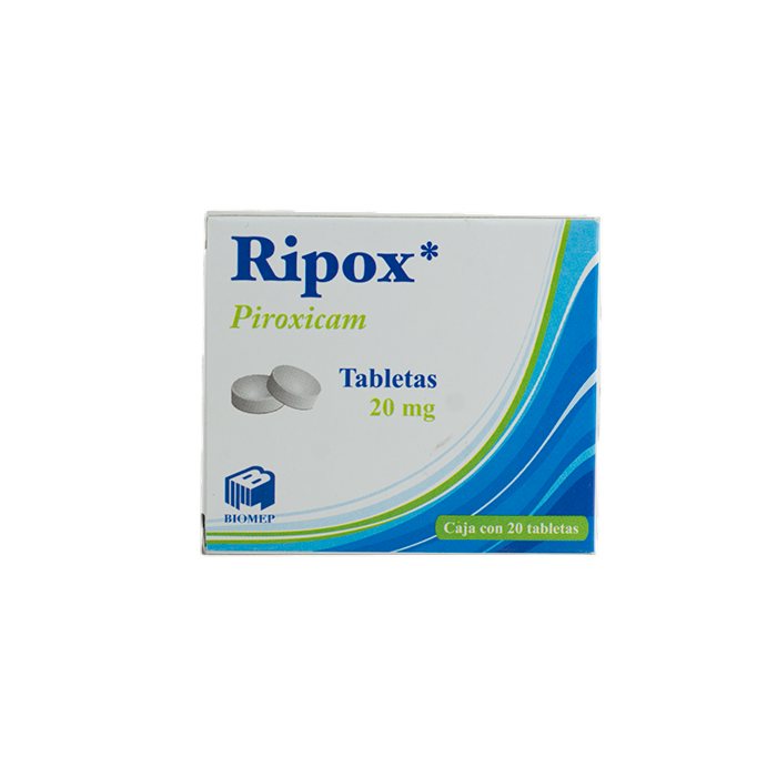 PIROXICAM RIPOX C/20 TAB. 20 MG.