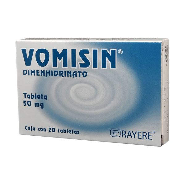 DIMENHIDRINATO VOMISIN C/20 TAB. 50 MG – FarMás