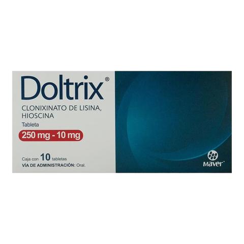 CLONIXINATO DE LISINA/BUTILHIOSCINA DOLTRIX 250/10 MG C/10