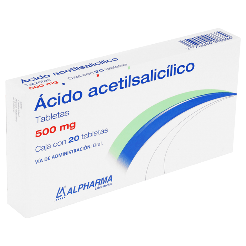 ACIDO ACETILSALICILICO  500MG C/20