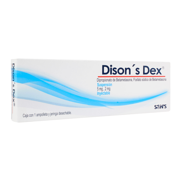 BETAMETASONA DISON´S DEX SUSP. INY. C/1 AMP JGA. 5/2 MG. – FarMás