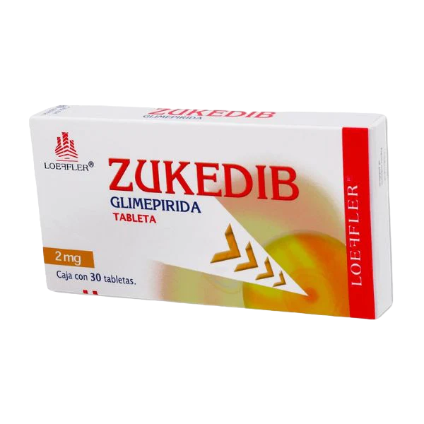 GLIMEPIRIDA ZUKEDIB C/30 TAB. 2 MG.