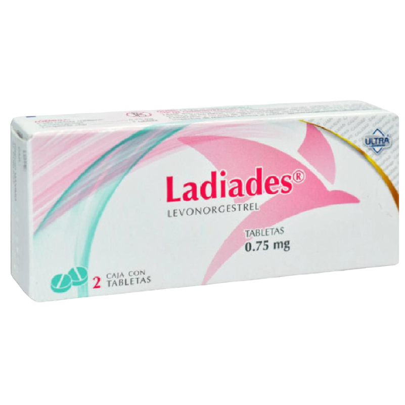 LEVONORGESTREL LADIADES 0.75MG C/2 TAB