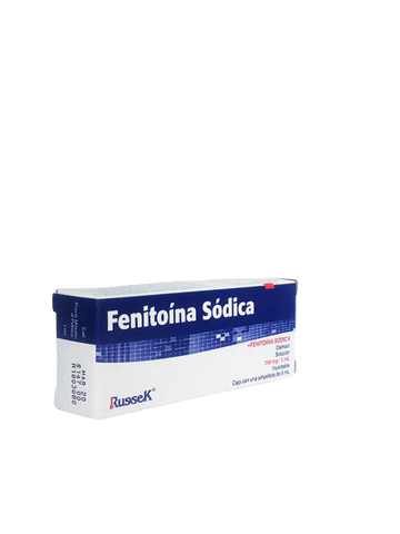 FENITOINA SODICA (RUSSEK) SOL. INY. C/1 AMP. 5 ML. 250 MG.