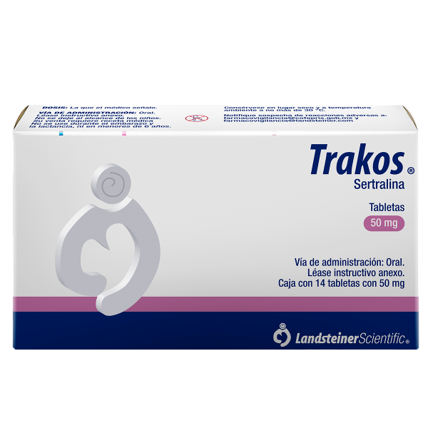 SERTRALINA TRAKOS C/14 TAB. 50 MG