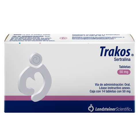 SERTRALINA TRAKOS C/14 TAB. 50 MG