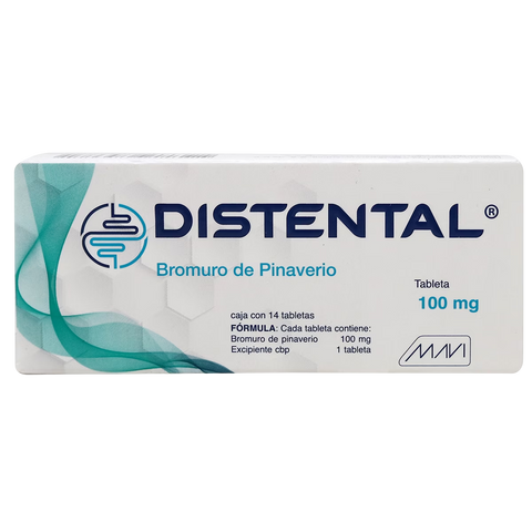 BROMURO DE PINAVERIO DISTENTAL C/14 TAB. 100 MG.