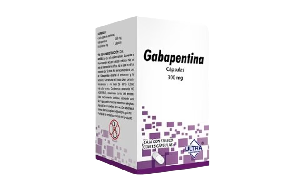 GABAPENTINA (ULTRA) C/15 CAP. 300 MG.