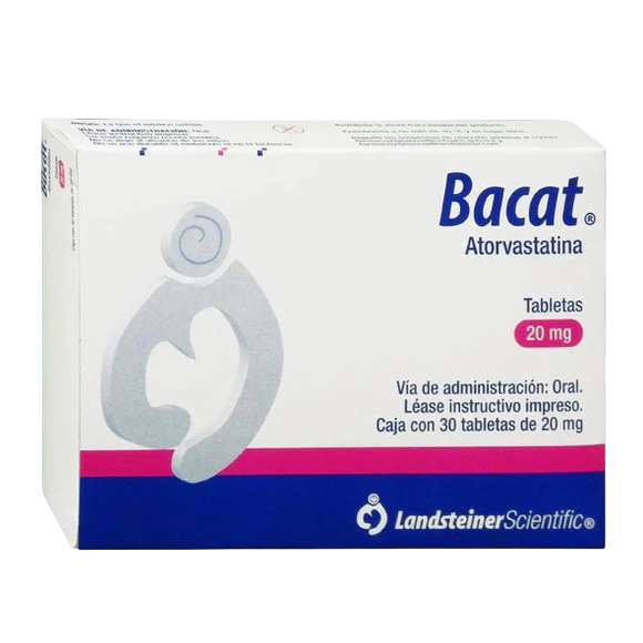 ATORVASTATINA BACAT C/30 TAB. 20 MG.