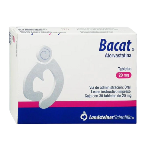 ATORVASTATINA BACAT C/30 TAB. 20 MG.