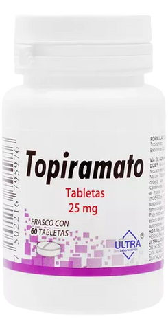 TOPIRAMATO (ULTRA) C/60 TAB. 25 MG.