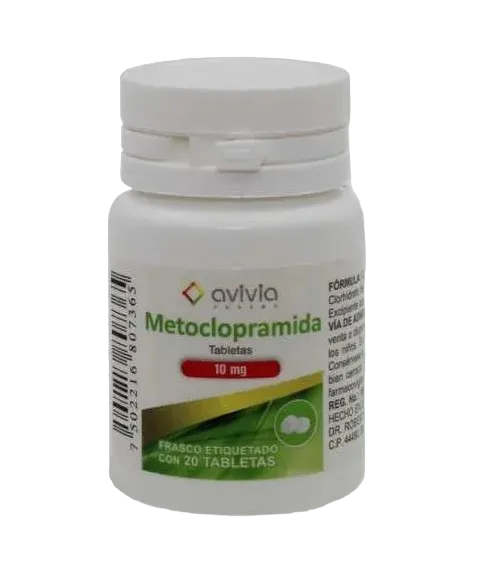 METOCLOPRAMIDA (AVIVIA) C/20 TAB. 10 MG.