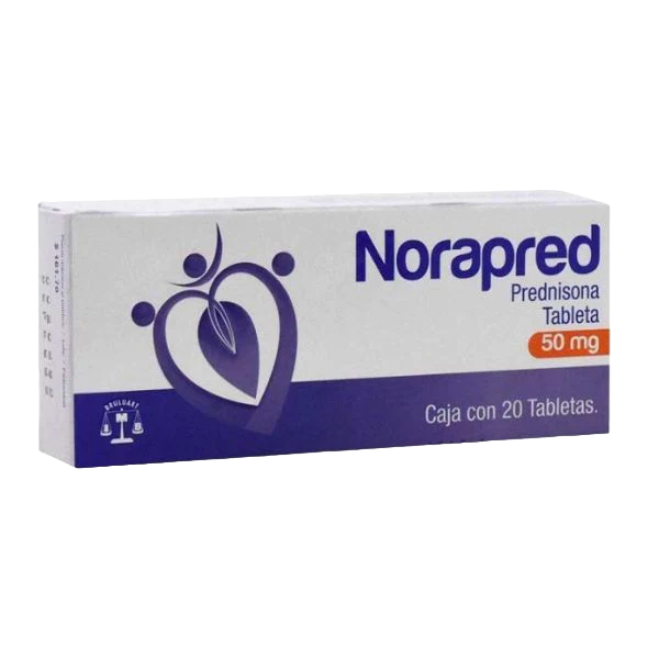 PREDNISONA NORAPRED C/20 TAB. 50 MG.