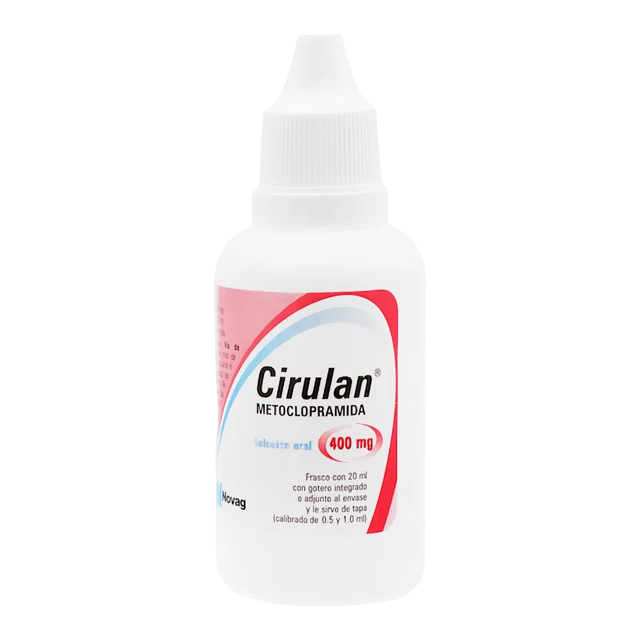 METOCLOPRAMIDA CIRULAN SOL. GOTAS 20 ML. 400 MG.