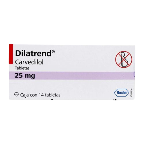 DILATREND CARVEDILOL 25 MG 14 TAB