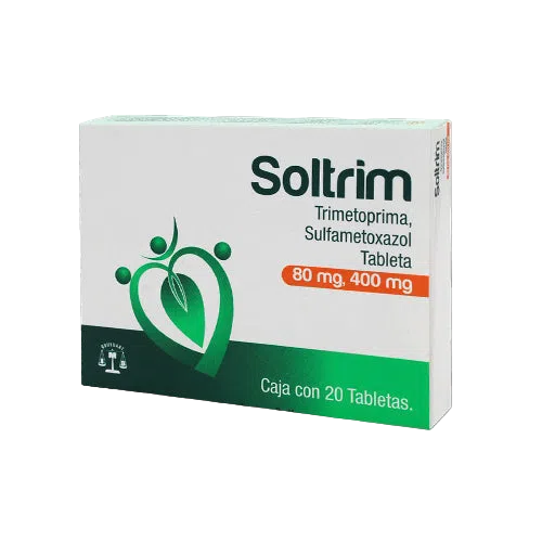 TRIMETROPRIMA/SULFAMETAXOL SOLTRIM C/20 TAB. 80/400 MG.