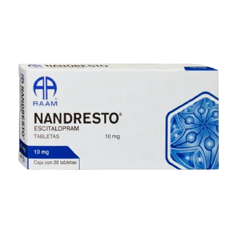 ESCITALOPRAM NANDRESTO C/28 TAB. 10 MG.