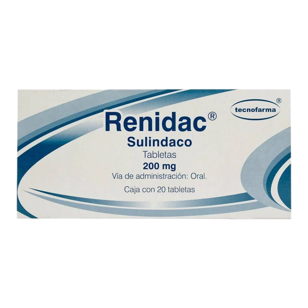 SULINDACO RENIDAC 200 MG C/20 TAB