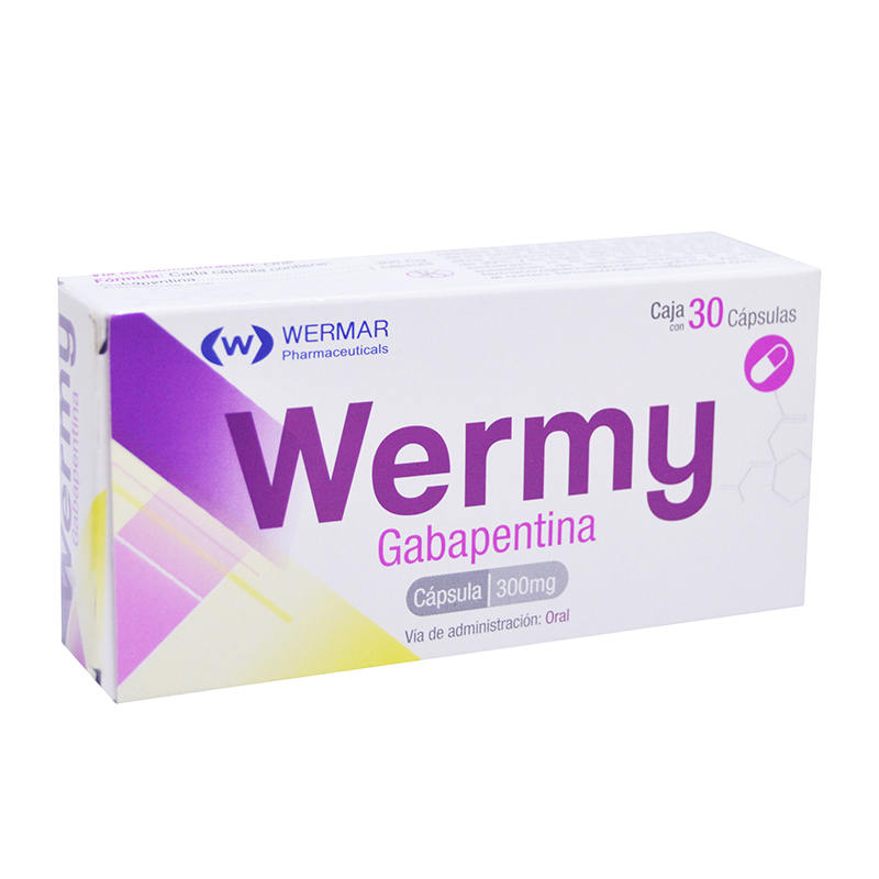 GABAPENTINA WERMY C/30 CAP. 300 MG.