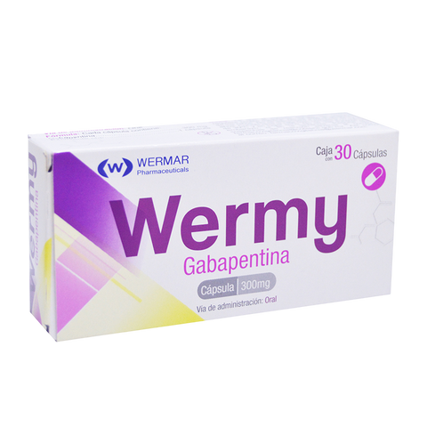 GABAPENTINA WERMY C/30 CAP. 300 MG.