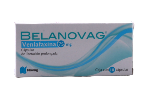 VENLAFAXINA BELANOVAG 75 MG C/10 CAP