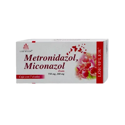 METRONIDAZOL/MICONAZOL 750/200 MG C/7 OVULOS