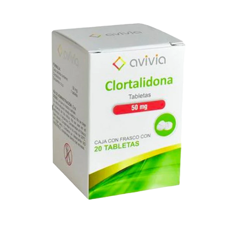 CLORTALIDONA (AVIVIA) C/20 TAB. 50 MG.