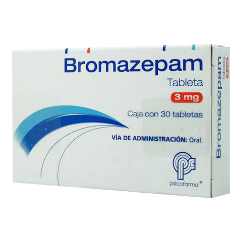 BROMAZEPAM (PSICOFARMA) C/30 TAB. 3 MG.