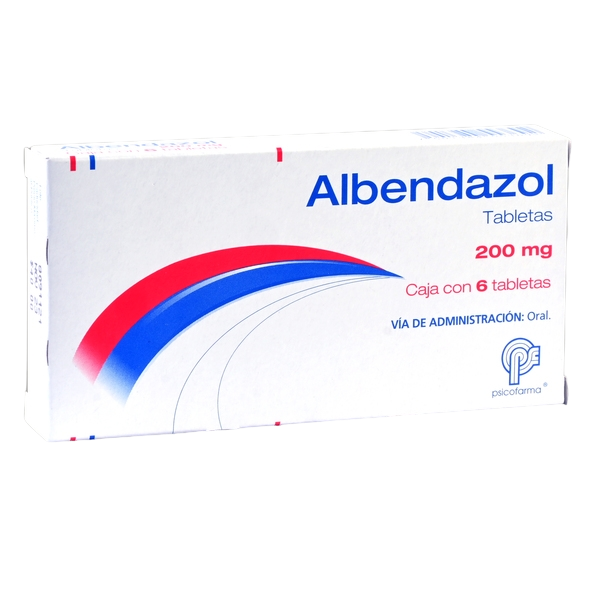 ALBENDAZOL 200 MG C/6 TAB