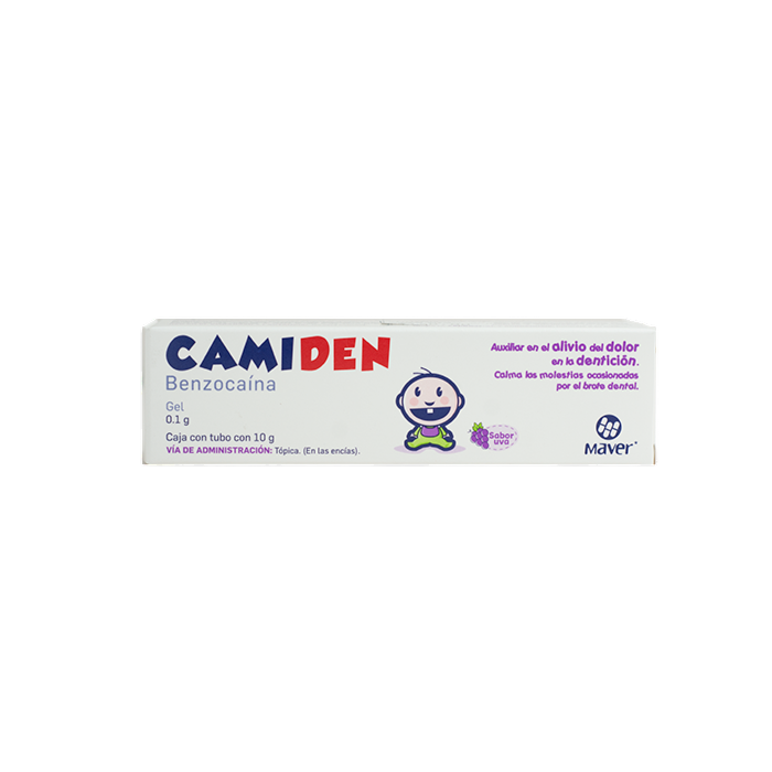 CADIMEN GEL SABOR UVA TUBO C/10