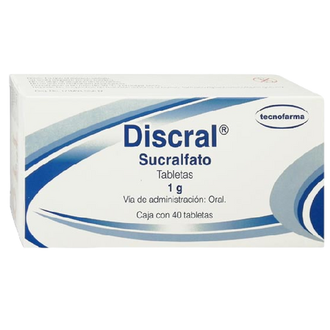 SULCRALFATO 1G C/40 TAB DISCRAL