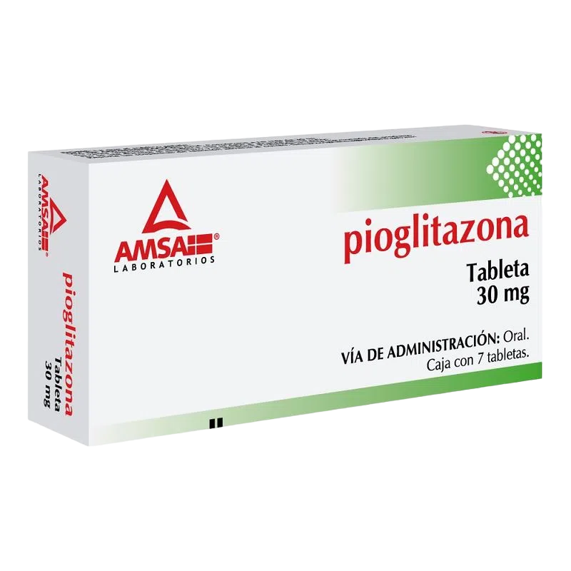 PIOGLITAZONA 30MG 7 TAB LGEN N