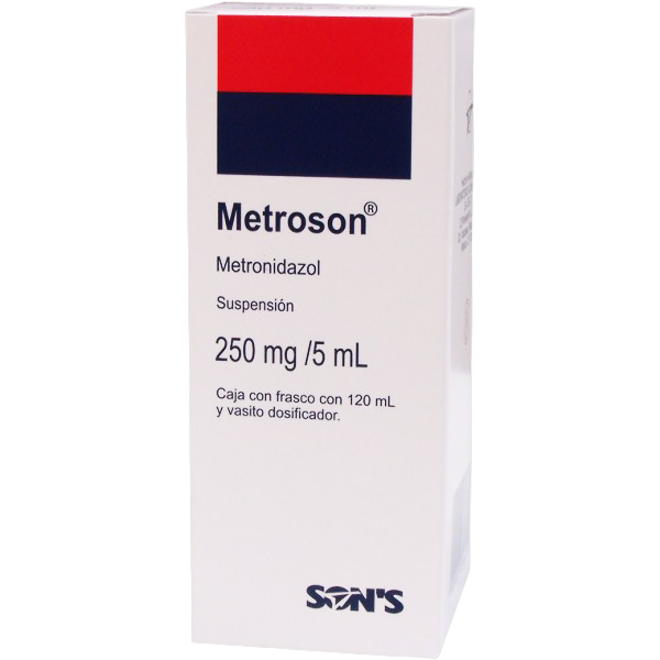 METRONIDAZOL METROSON SUSP 250MG 120ML