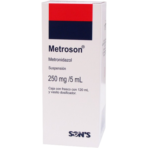 METRONIDAZOL METROSON SUSP 250MG 120ML