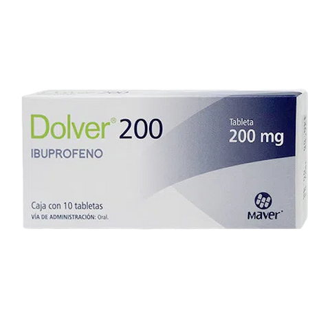 IBUPROFENO DOLVER 200 C/10 TAB. 200 MG.