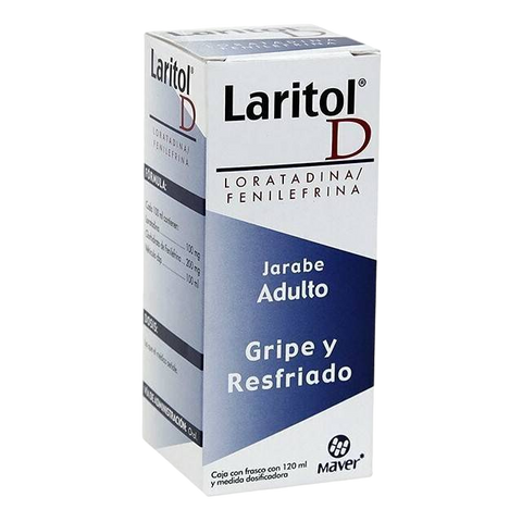 LORATADINA/FENILEFRINA LARITOL D 100/200 MG 120 ML JBE