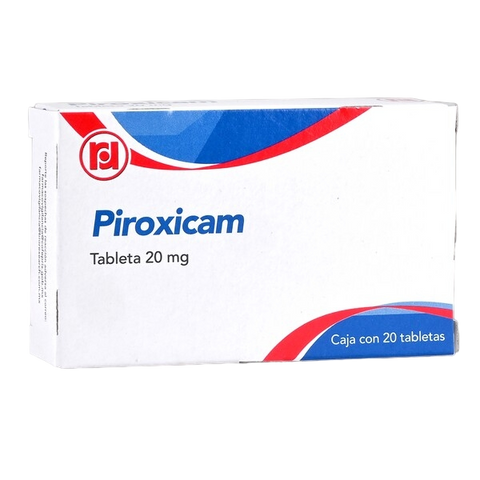 PIROXICAM 20 MG C/20 TAB