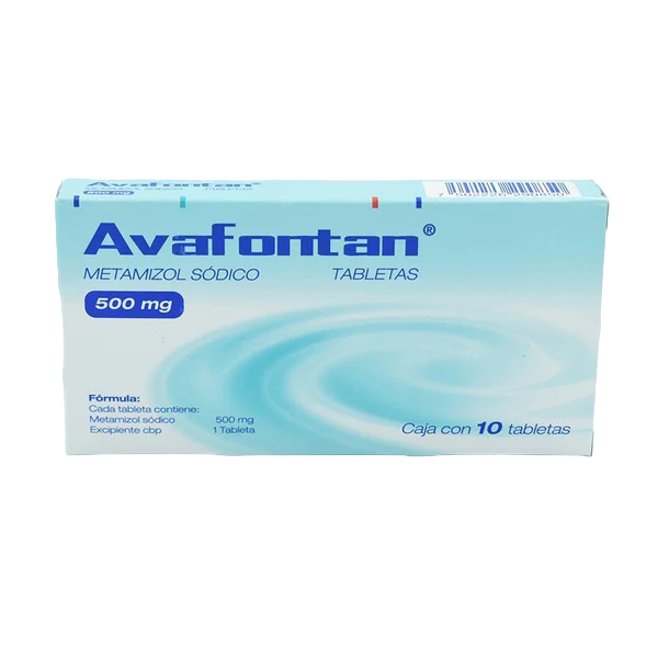 METAMIZOL AVAFONTAN C/10 TAB. 500 MG.